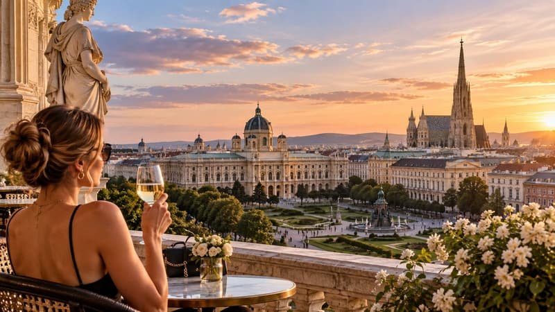 Viena: Hofburg și Ringstrasse la apus